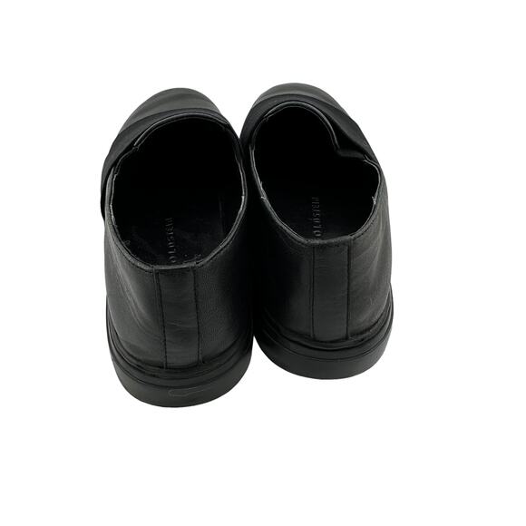 LOGO LORI GOLDSTEIN Brint Leather Black Slip on Sneakers Size 6 - Picture 5 of 6